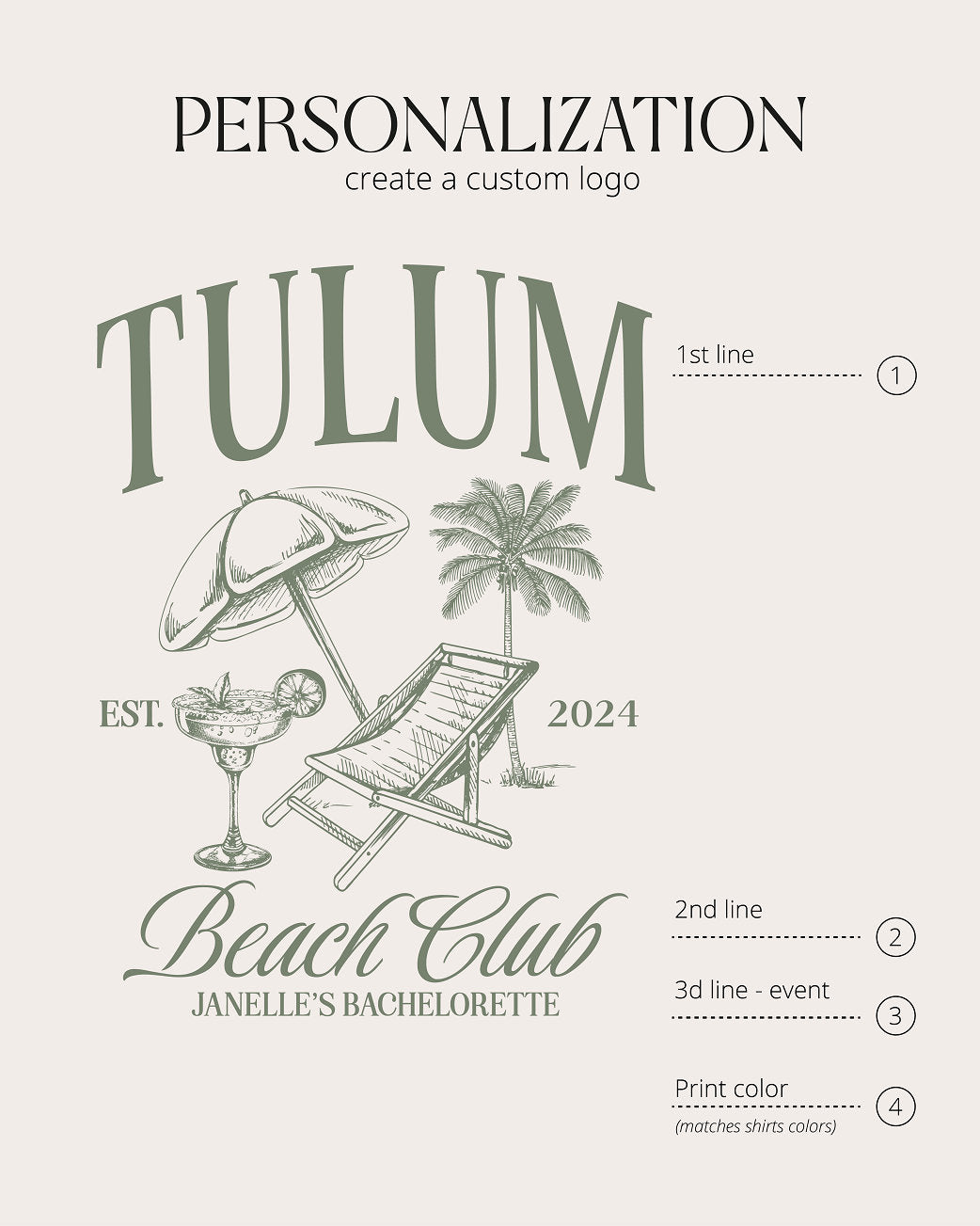 Tulum Bachelorette Party Shirts, Personalized Bridal Shirt, Location Bridal Party Tees, Custom Beach Tropical Shirt, Mexico Girls Trip