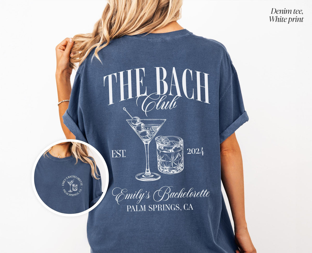 Custom Name Social Club Shirt Back Print, Custom Bridal Party Shirt, Wedding Party Custom Name Shirt