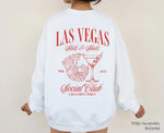 Las Vegas Birthday Trip Sweatshirt, Custom Birthday Sweatshirt, Back Print Custom Sweatshirt