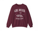 Girl Dinner Social Club Sweatshirt, Dinner Club Custom Sweatshirt, Girls Club Sweatshirt, Supper Club Sweatshirt, Snacks Sweatshirt
