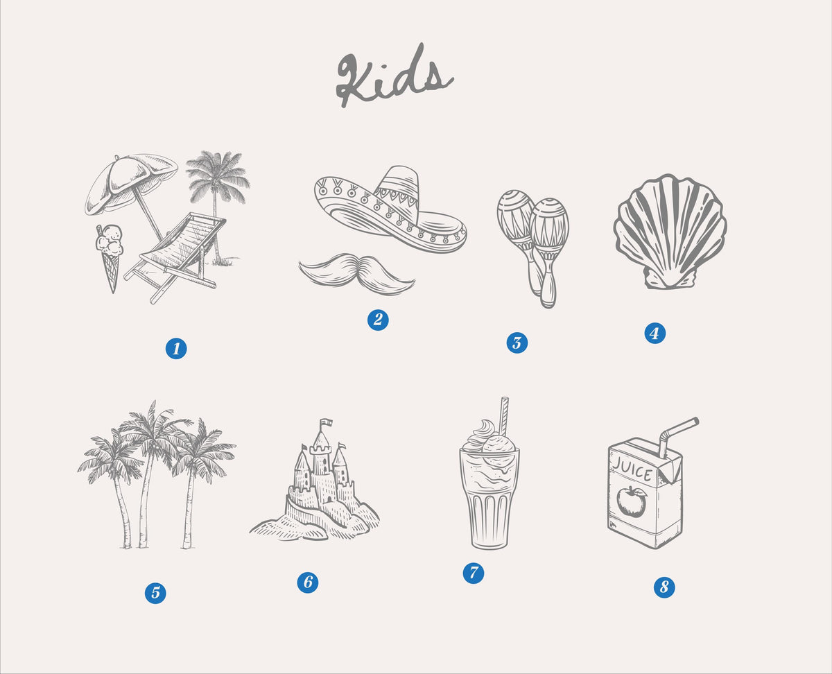 Custom Family Name Social Club, Custom Kids Size Tee, Family Vacation Matching Shirts