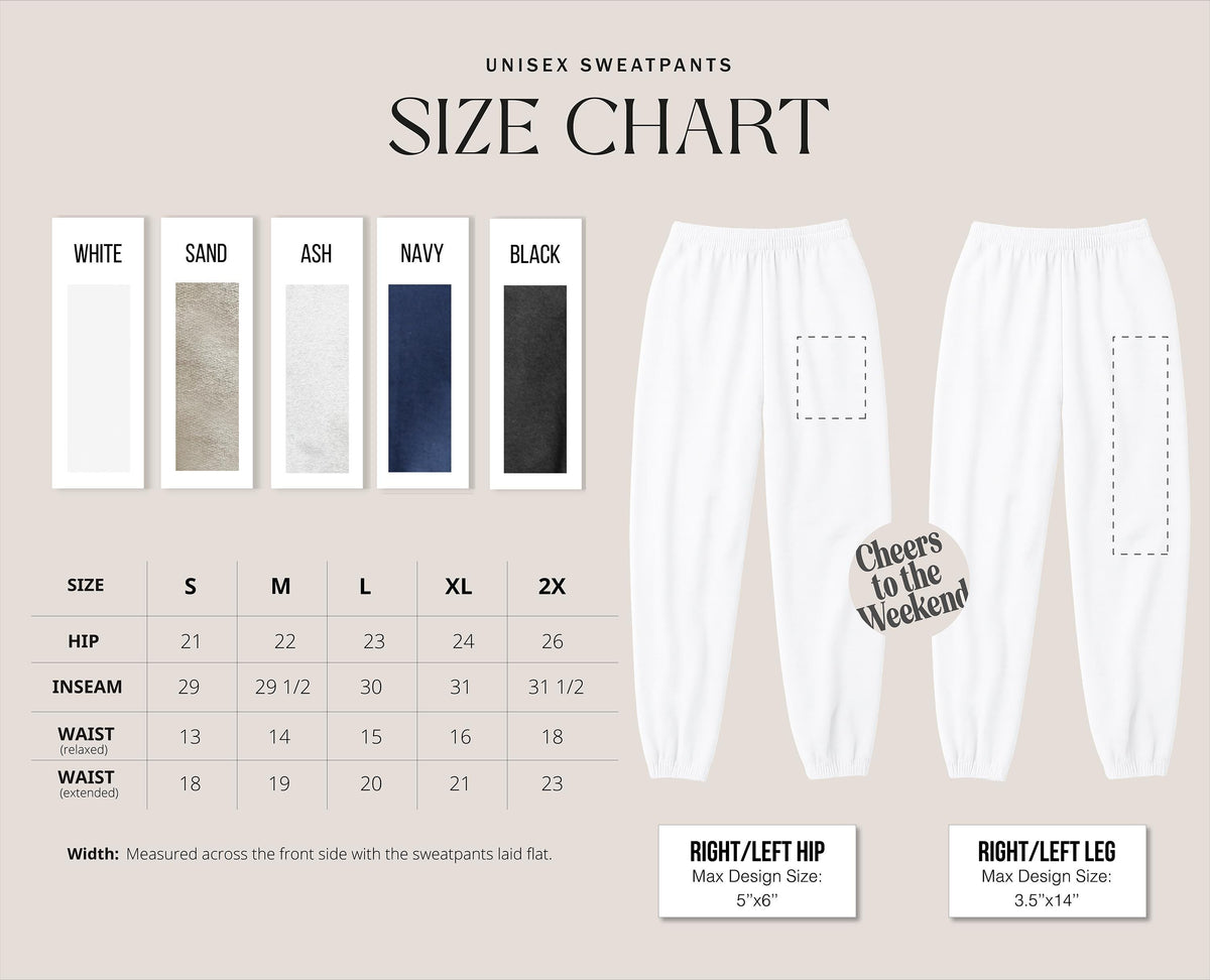 Custom Sweatpants, Personalized Fleece Sweatpants