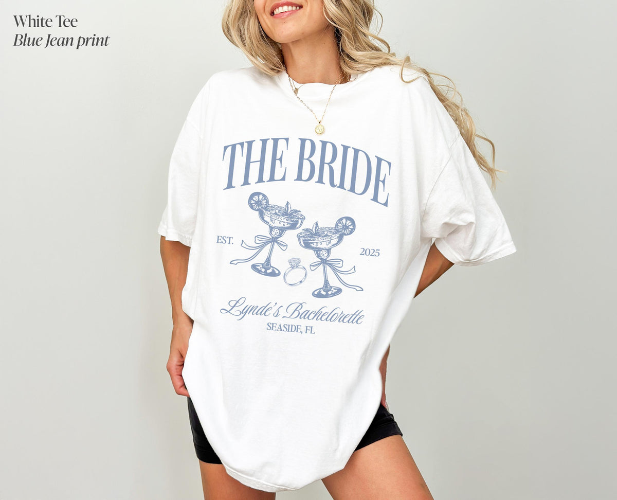 The Bach Club Shirt, Personalized Bride Shirt, Custom Location Bachelorette Party, Wedding Graphic Tee, Team Bride Shirts, Bridesmaid Shirt