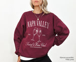 Wine Club Bachelorette Sweatshirt, Sonoma Girls Trip Sweatshirt, Custom Wine Sweatshirt, Napa Valley Sweatshirt, Wine Tasting Sweatshirt