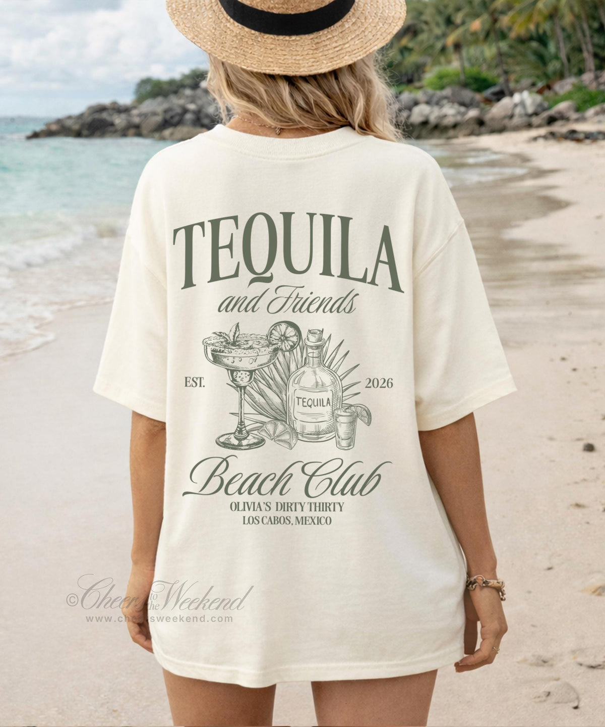 Tequila and Friends Mexico Trip Shirts, Tulum Beach Club Shirt, Custom Mexico Shirt, Cancun Girls Trip Shirt, Tulum Bachelorette Shirt