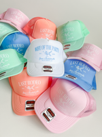 Last Rodeo Cowgirl Bachelorette Group Trucker Hats