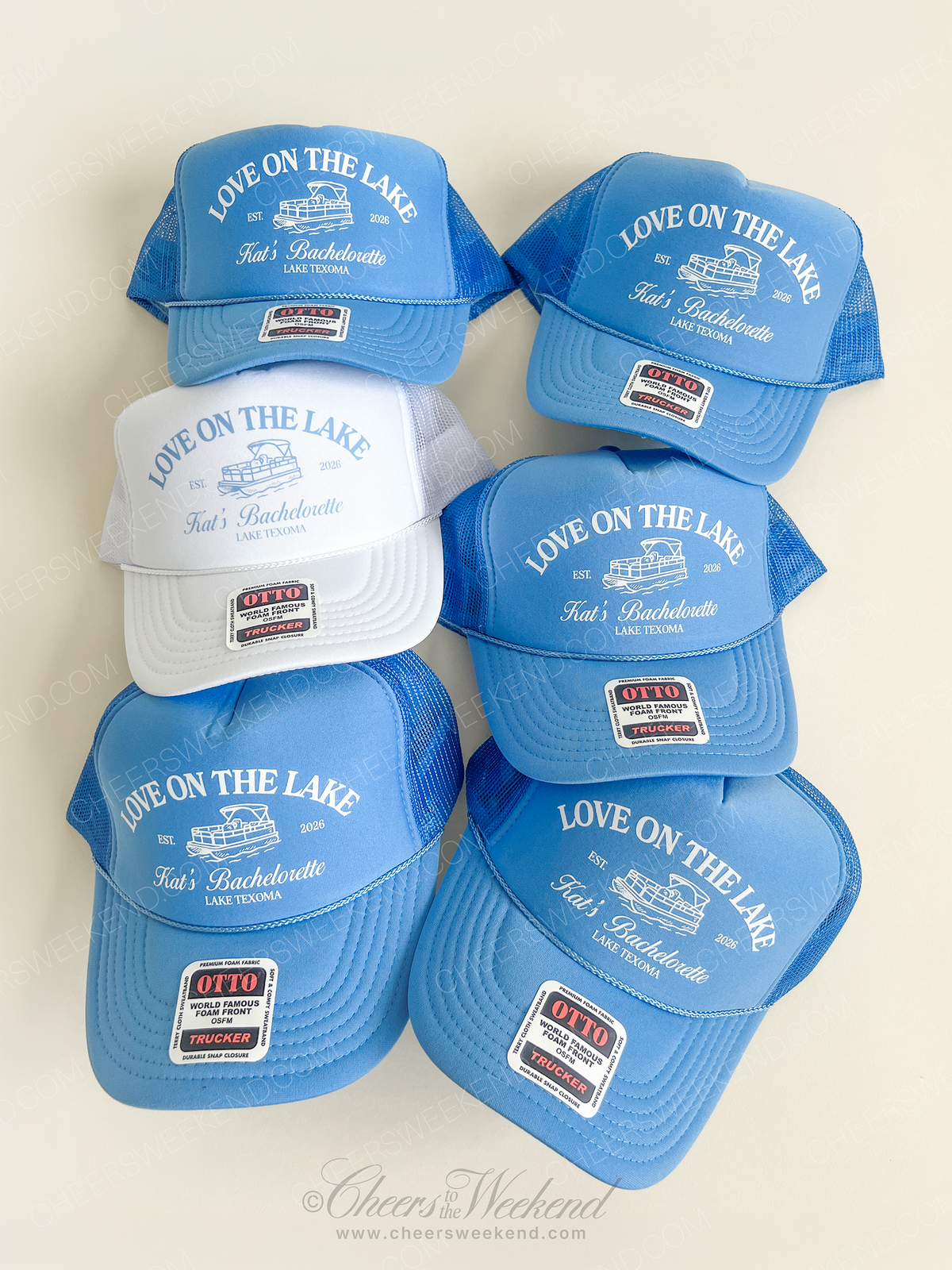 Custom Wedding Toss Trucker Hats