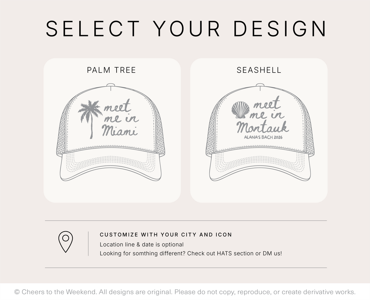 Meet me in Miami Trucker Hat