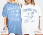 Miami Beach Girls Club Bachelorette Party Shirt