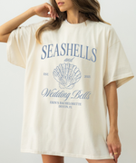 Seashells and Wedding Bells Beach Bachelorette Shirt