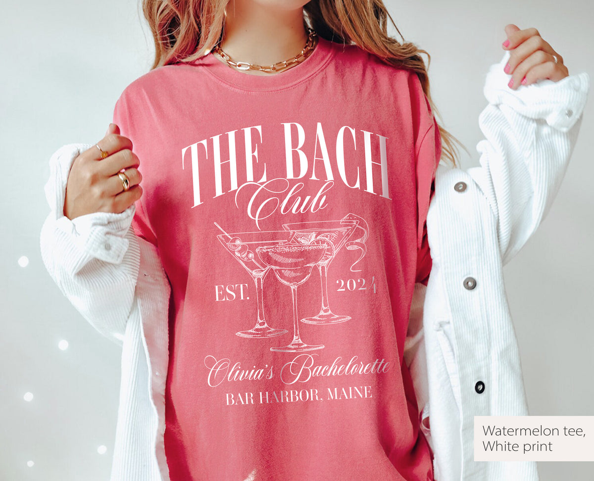 The Bach Club Bachelorette Shirt