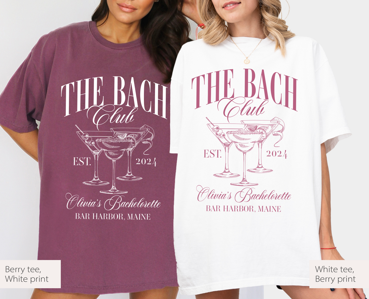 The Bach Club Bachelorette Shirt